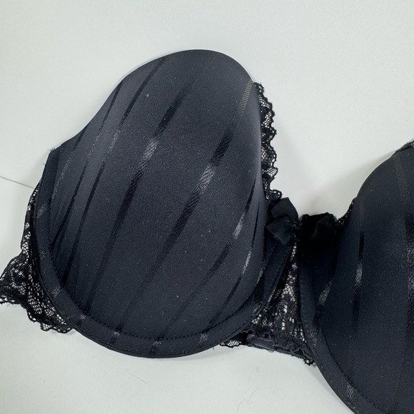 Felina Black Bra strapless lace multi-way bra size 36D - Picture 2 of 8